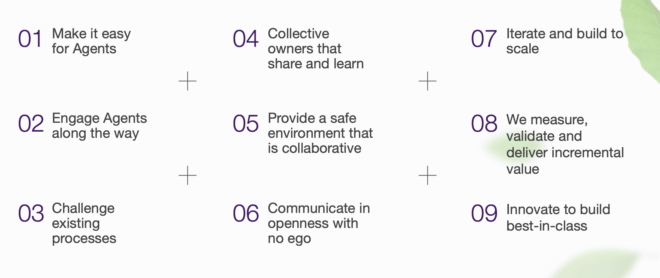 Project Principles